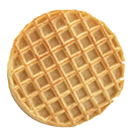 2 Scoops Plain Waffle 